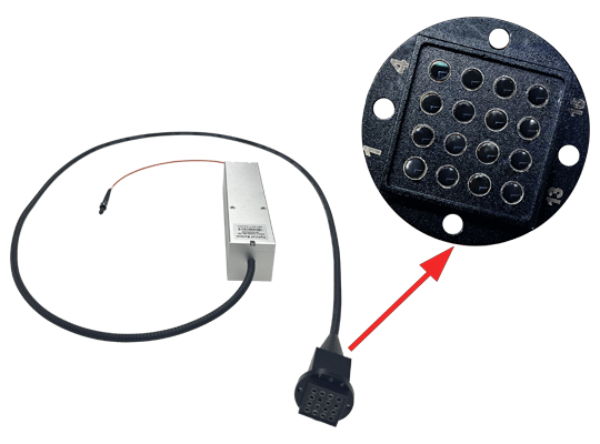 1&times;16 多模光開關(guān)（可見光波段，陣列輸出） - 廣西科毅光通信