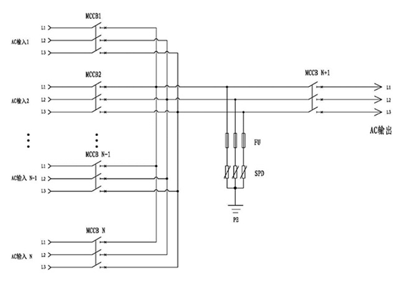 光伏匯流箱光路拓?fù)鋱D
