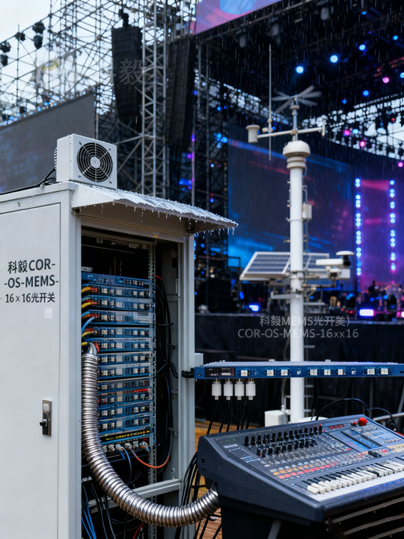 科毅光開關在戶外音樂節(jié)的防護部署實例