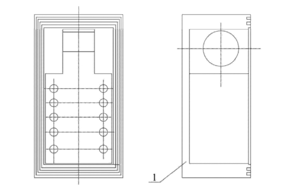 1×2機械式T型保偏光開關密封盒體設計圖 - 廣西科毅光通信 1×2機械式T型保偏光開關密封盒體設計圖 - 廣西科毅光通信