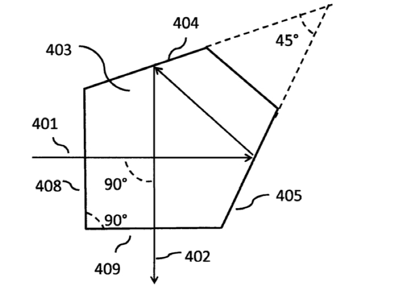 五角棱鏡型轉(zhuǎn)向反射鏡結(jié)構(gòu)示意圖 - 廣西科毅光通信