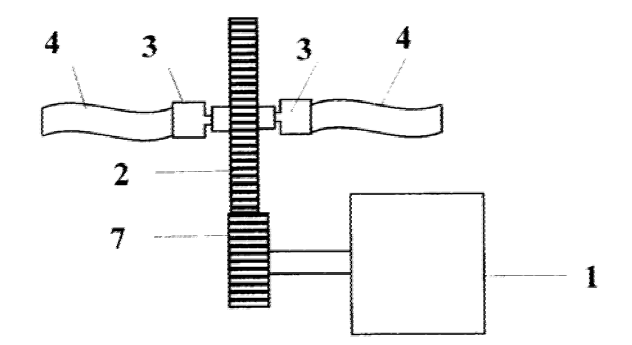 實(shí)施例四齒輪傳動結(jié)構(gòu)  - 廣西科毅光通信科技有限公司