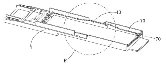 MPO光模塊上蓋示意圖-廣西科毅光通信 MPO光模塊上蓋示意圖-廣西科毅光通信