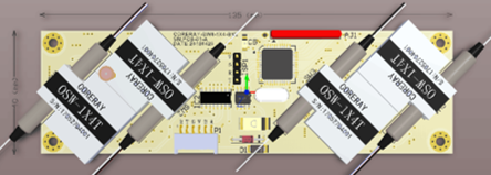 2×2b光開關(guān)4路延遲模塊的光路結(jié)構(gòu)示意圖 - 廣西科毅光通信